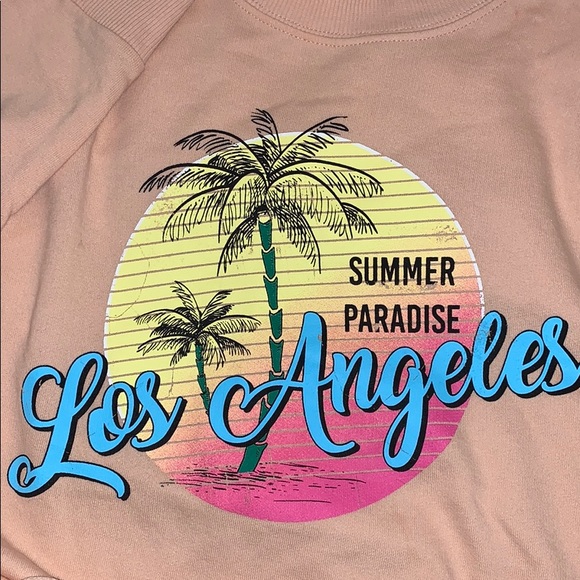 Graphic Crop Sweatshirt - Picture 2 of 5